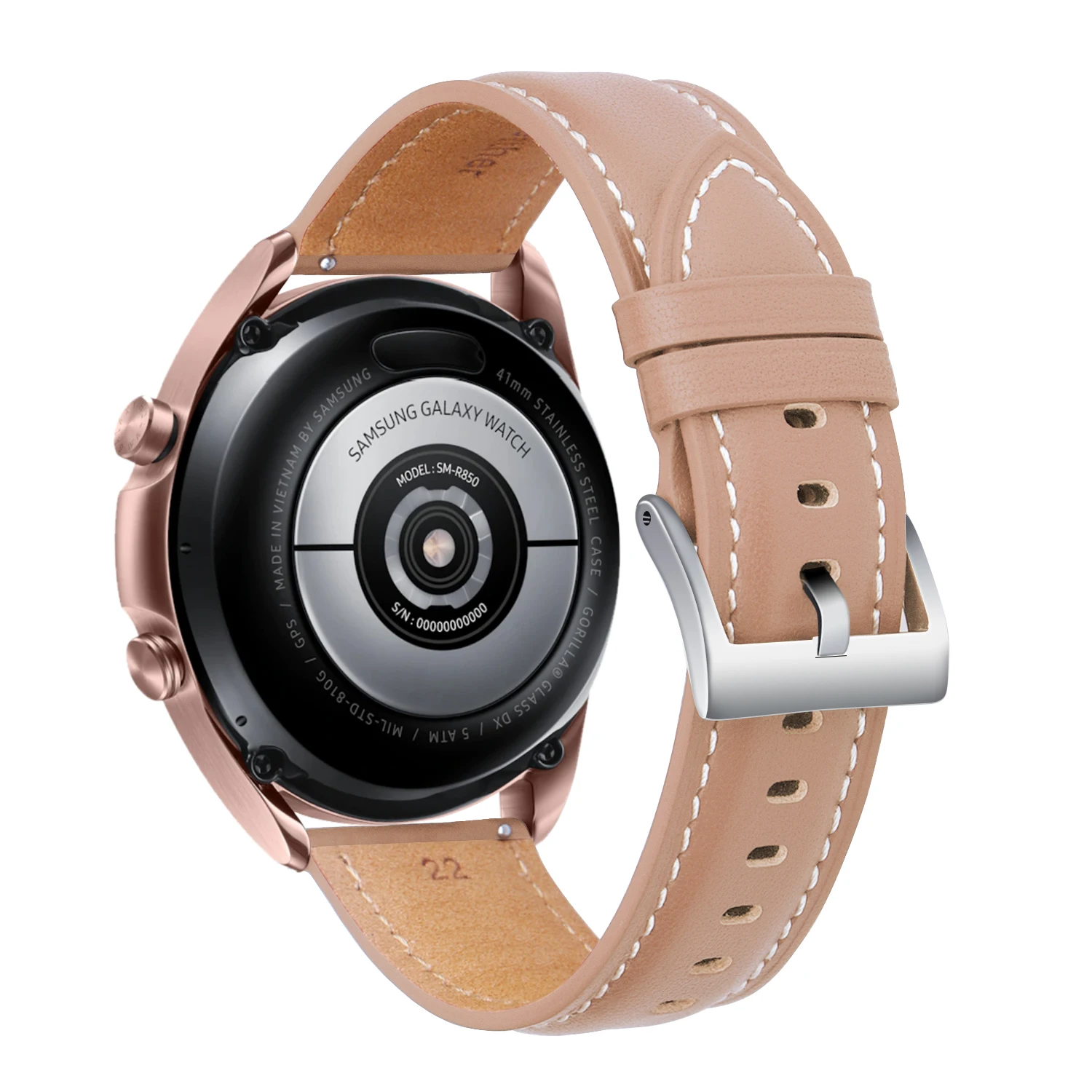 Pravega Usnja Trak za Samsung Aktivna 2 3 Galaxy Watch S3 S2 42/46mm 41/45mm Band Zapestnica Prestavi Šport 20/22 mm Pasu Zapestnice