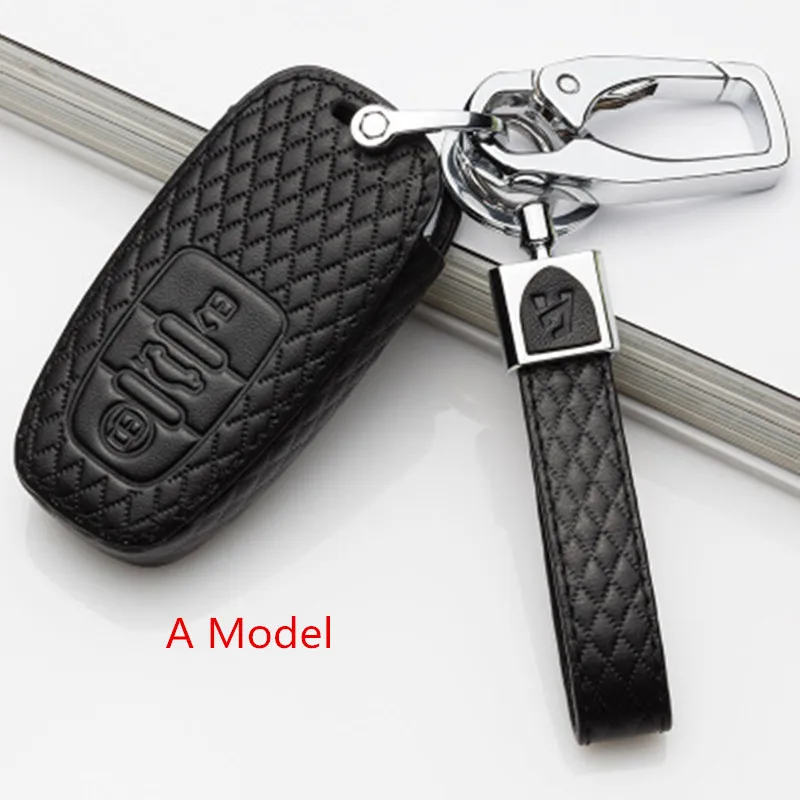 Pravega Usnja Visoke Kakovosti Avto Ključ Primeru Kritje Za Audi A2, A3, A4, A6 Tt Avto Ključ Vrečko, 3 Gumbi, Zložljiva Daljinski Ključ Primeru