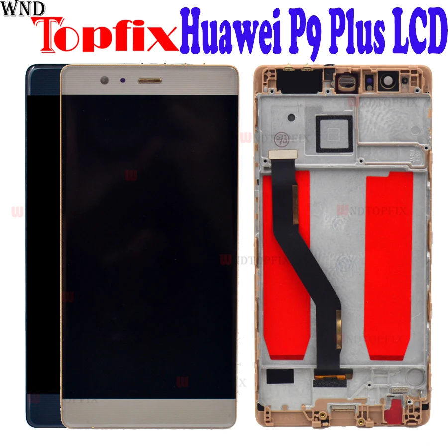 Preizkušen Za Huawei P9 Plus Zaslon LCD, Zaslon na Dotik, Računalnike Plošča Zbora Za Huawei VIE-L09 VIE-L29 P9 Plus LCD Zaslon