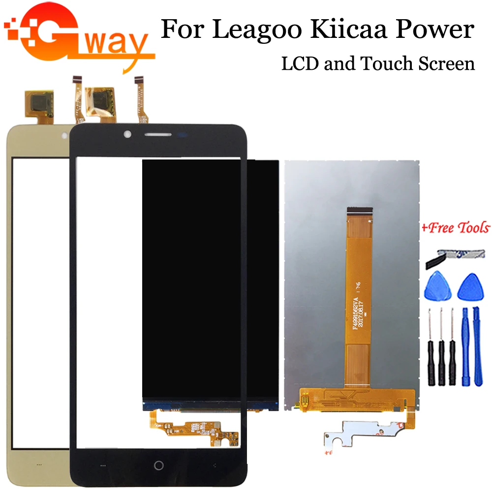 Preizkušen Za Leagoo KIICAA Moč LCD-Zaslon na Dotik Zbor Samo za KIICAA Moč z flex število F4991562VA LCD