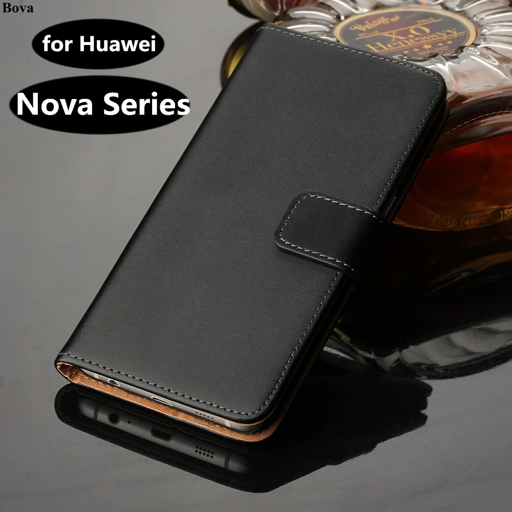 Premium Denarnice Flip Primeru za Huawei Nova / Nova Plus Usnja Kritje velja za Huawei Nova 2 Nova2 GG Plus