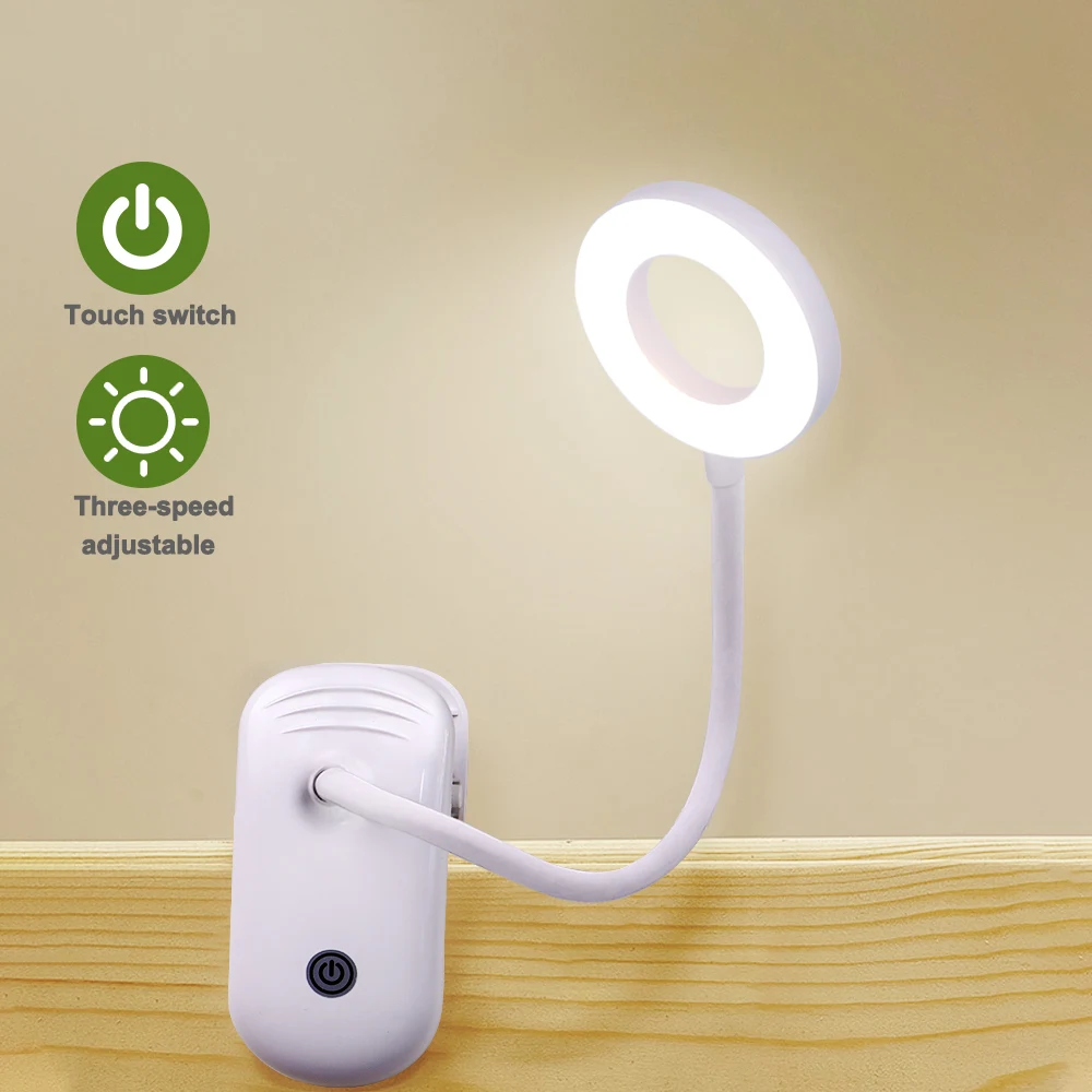 Prenosna LED Namizna Svetilka, 3 Načini Dotik Za Vklop/Izklop 7000K Zaščito za Oči Posnetek namizne Svetilke, USB Polnilne Branje Zatemniti