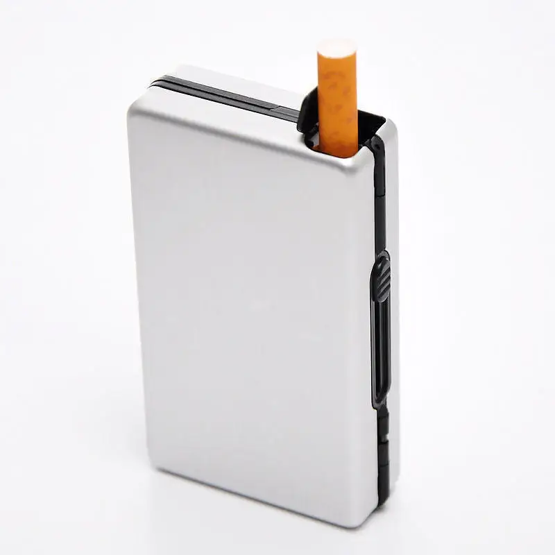 Prenosni 10 Cigaret Imetnik Primeru Pol Samodejno Shranjevanje Tobaka Dekorativne Škatle 9.2*5.2*2.1 cm