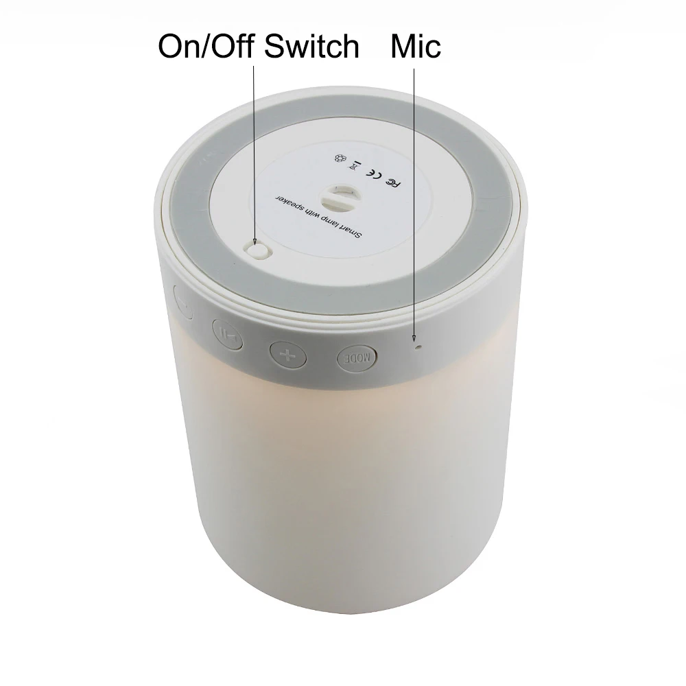 Prenosni Bluetooth Brezžični Zvočnik Mini LED Glasba Zvok Z Barvita Ozadja Stereo Zvok Subwoofer Zvočnik Za Telefon Xiaomi