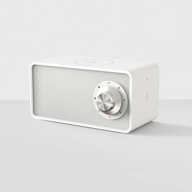 Prenosni Bluetooth Zvočnik Qualitell Brezžično Polnjenje Za Zmanjšanje Hrupa Blt5.0 Belo Zvočnik 10w, Hitro Polnjenje, Spanje Pomoč