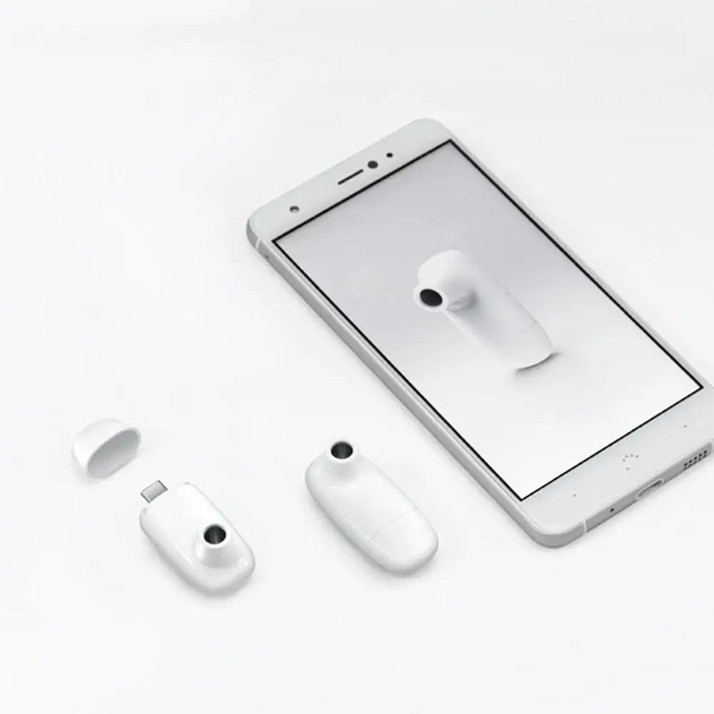 Prenosni brezkontaktno Ir čelo termometer mobilni telefon, mini termometer za Android Tip C Temperatura Detektorja