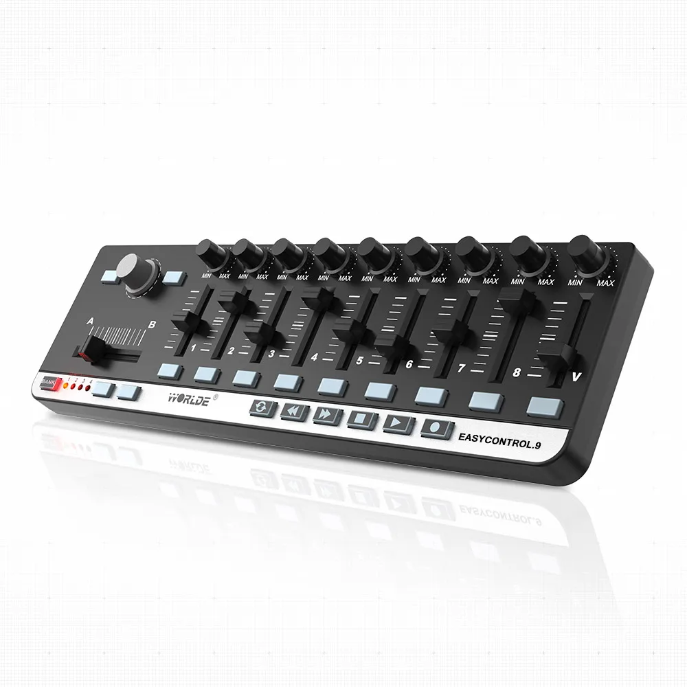 Prenosni MIDI Keyboard Controller Mini USB Tipkovnica MIDI Nadzor MIDI kontroler Tipkovnico Blazine 7 Stilov za Možnost