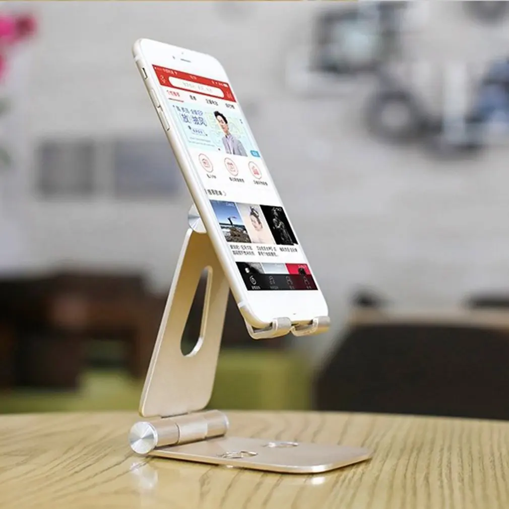 Prenosni Telefon Stojalo za iPhone X 8 Prenosni Aluminij Zlitine Nastavljiv Namizno Dock Nosilec za iPad Stikalo Tablet Stojalo