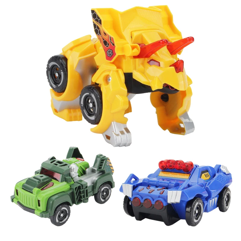 Preoblikovanje Dinozaver Mini Avtomobili Otrok Klasičnih Robot Avto Igrače, Ukrep & Igrača Številke Plastične Deformacije Fantje Darila Za Otroke