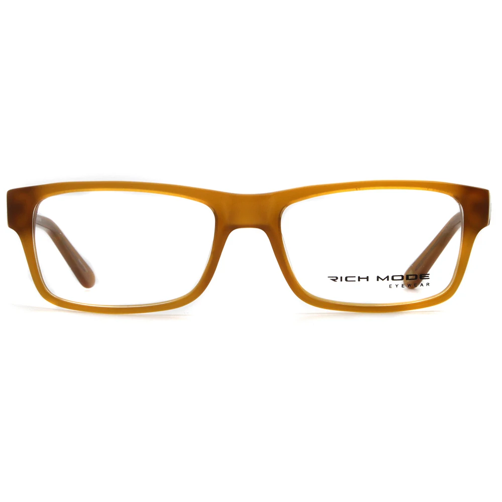 Preprost Klasičen Acetat Očala Pravokotni Okvir Načrtovanja Ženske Moški Optični Recept RM00483