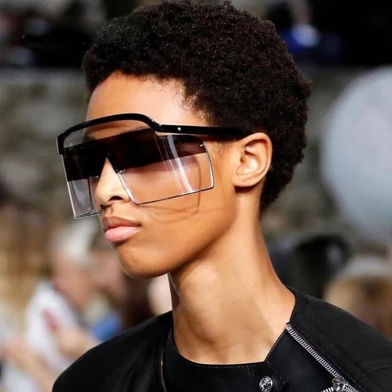 Prevelik Brez Okvirjev Za Sončna Očala Ženske 2019 Visoko Kakovost Blagovne Znamke, Modni Oblikovalec Pilotni Ravno Vrh Očala Goggle Črno Sivi Barvi,