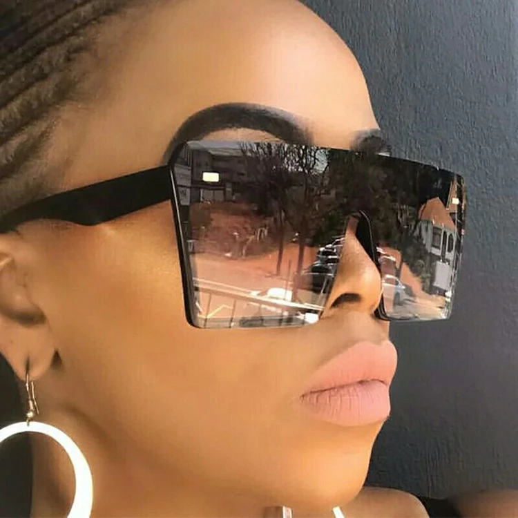 Prevelik Kvadratnih sončna Očala Ženske 2020 Luksuzne blagovne Znamke Retro Vožnjo sončna Očala Ženska Očala UV400 Lunette De Soleil Femme