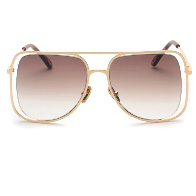 Prevelik sončna očala ženske modne blagovne znamke pilot senca za ženske luksuzni kovinski sončna očala ženske seksi očala letnik oculos