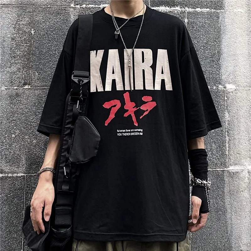 Prevelik vrhovi tshirt tiskanje kratkih oplaščeni t-srajce za moške in ženske poletje 2020 novi korejski hip hop svoboden tees ženska moda