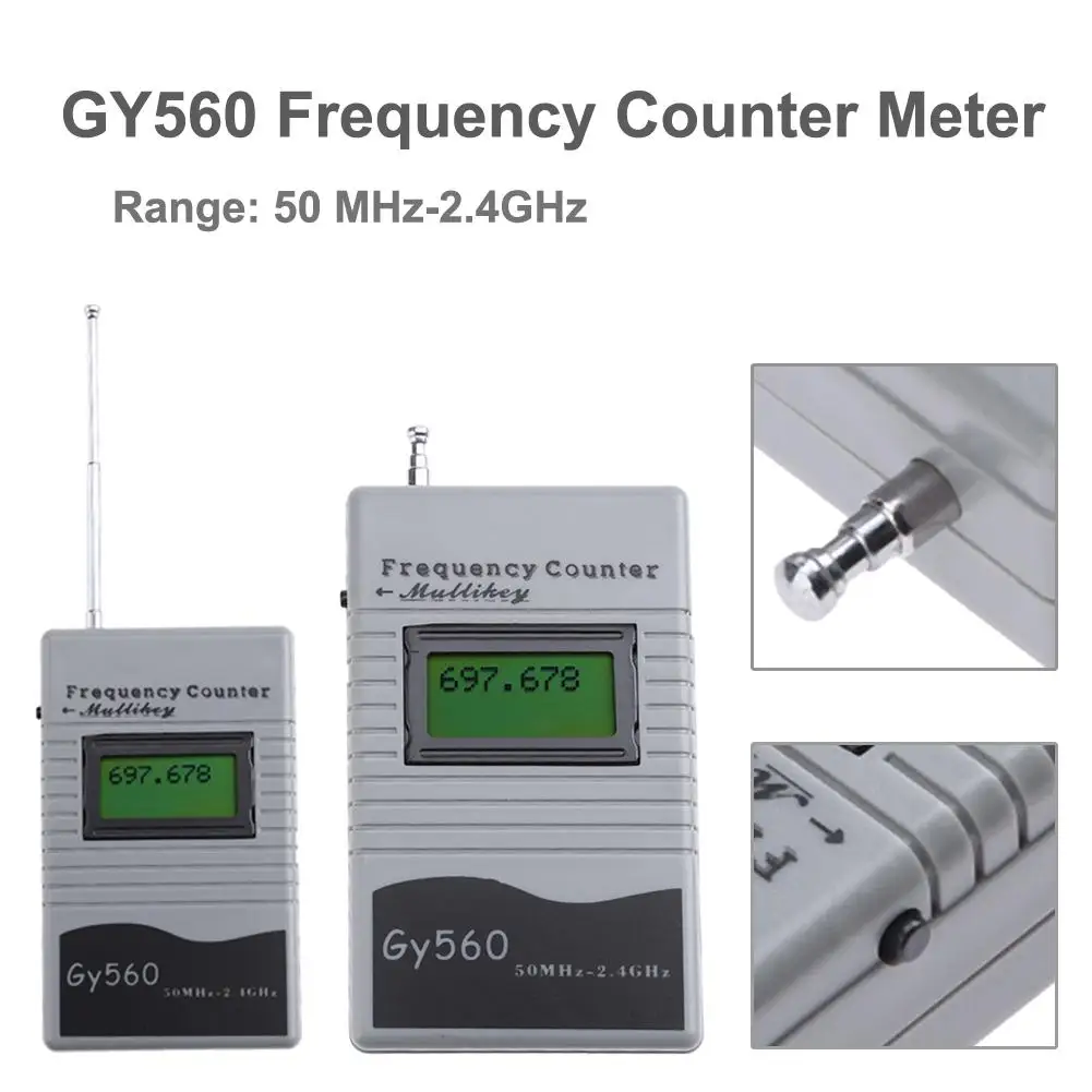 Prikaz Digitalne Ure Induktivni Merilnik Uro Meter GY560 Frekvenčni Števec Meter za 2-Way Radio Sprejemnik, GSM Prenosni