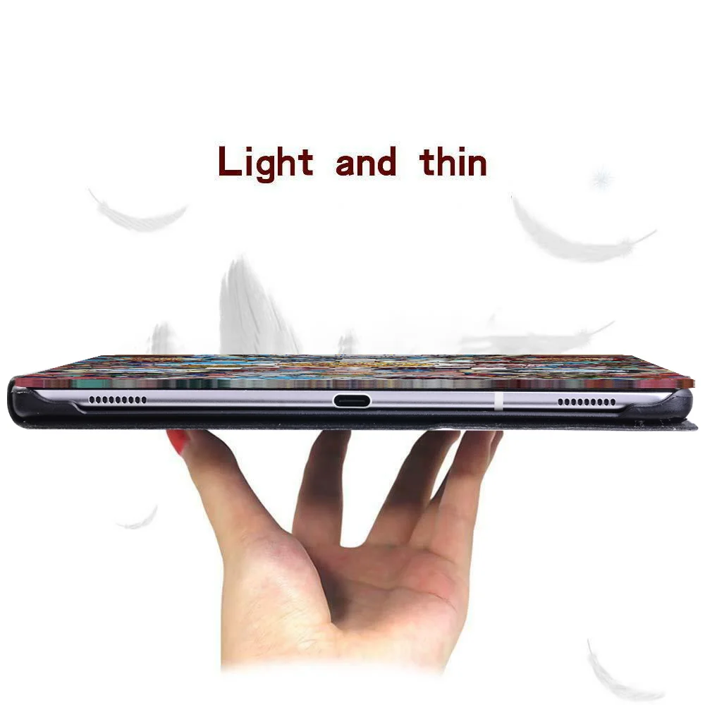 Prikrivanje Serija Tablet Kritje velja za Samsung Galaxy Tab A (2019) T290 T295 Novo Shockproof Usnje Stojalo Flip Zaščitna torbica