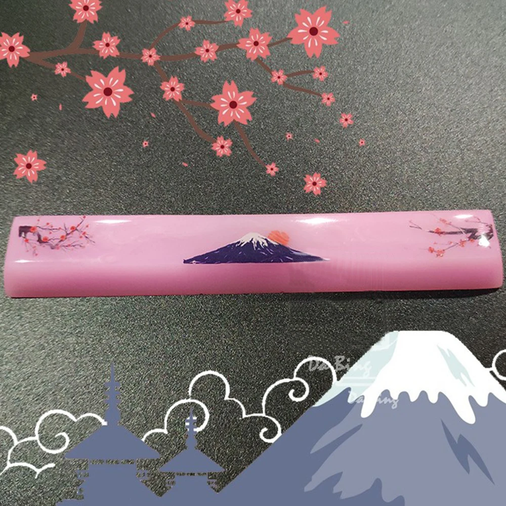 Prilagodite Osvetlitev Smolo Preslednico Keycap Za Cherry Stikala Mehansko Tipkovnico Ročno Zvezdnato Nebo Gori Fuji Keycap