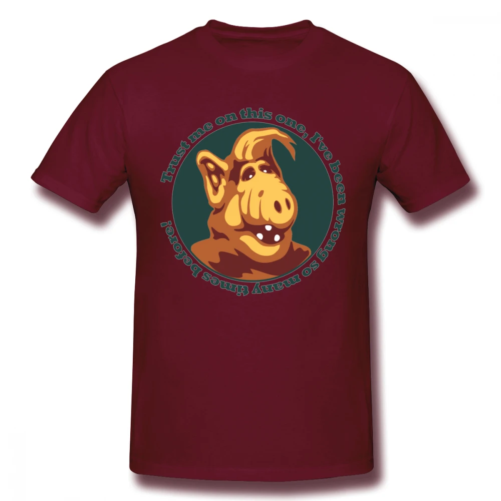 Priložnostne Alf Guru T Shirt Visoke Kakovosti Človek Poletne Ulične Tee O-vratu Plus Velikost T-shirt Božično Darilo Tshirt Bombažne Tkanine