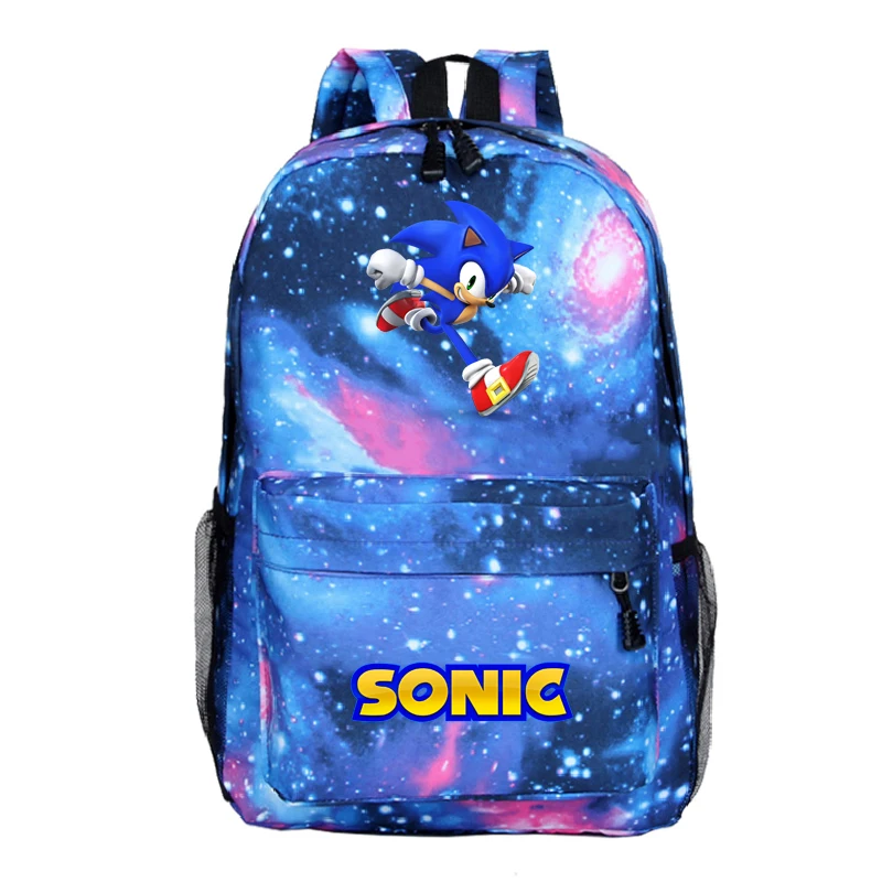 Priložnostne Nahrbtnik Sonic Potovanja Nahrbtnik Študent Šolsko Fantje Dekleta Sonic Šolske Torbe za Najstniška Dekleta, Fantje