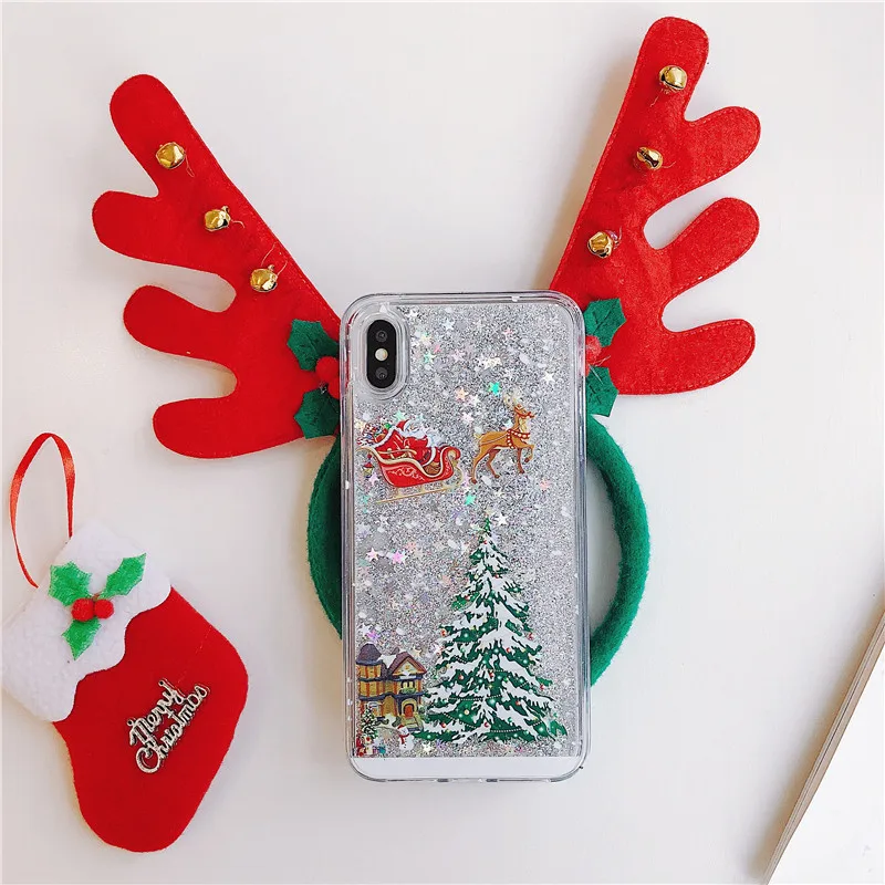 Primerna za iPhone11pro MAX mobilni telefon lupini Božično drevo iPhone 7 Božič iPhone 6S živim zaščitni lupini