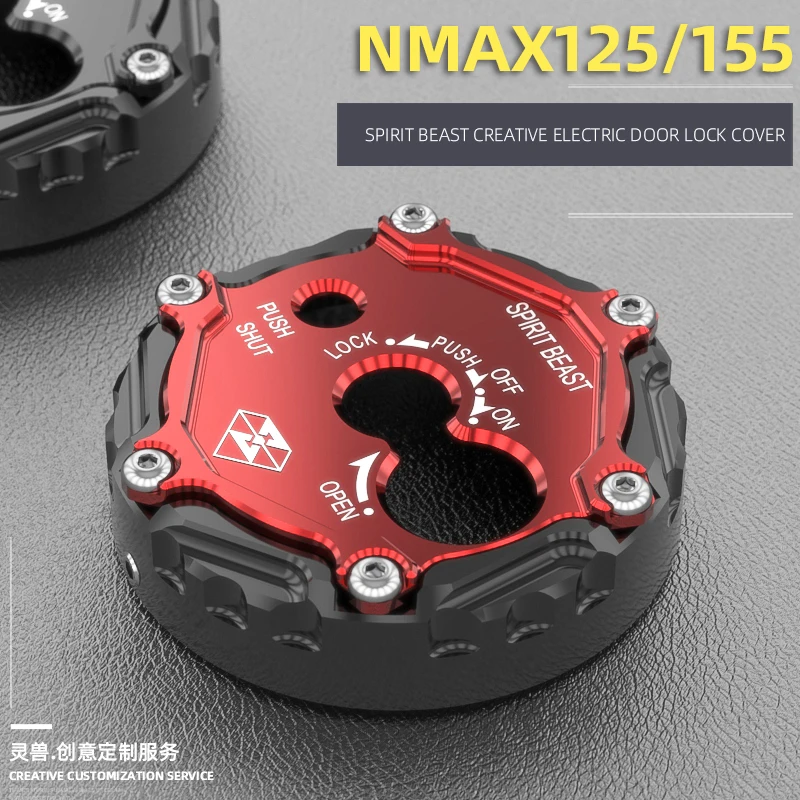 Primerno za YAMAHA NMAX 125 ključavnično luknjo pokrov zaščitni lupini spremembe pribor skuter NMAX 155 vklop / zaklepanje pokrova