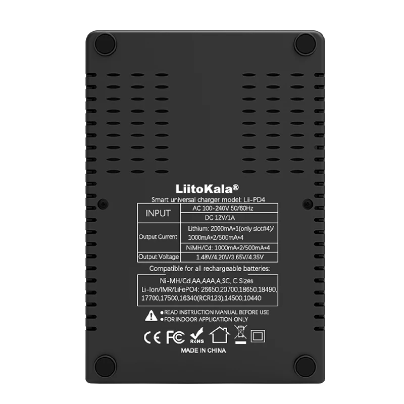 Pristen/Original Liitokala Lii-PD4 18650 Polnilnik 1,2 V 3.2 Proti 3,7 V 3.85 V AA / AAA 26650 16340 25500 NiMH Litijeva baterija polnilnik