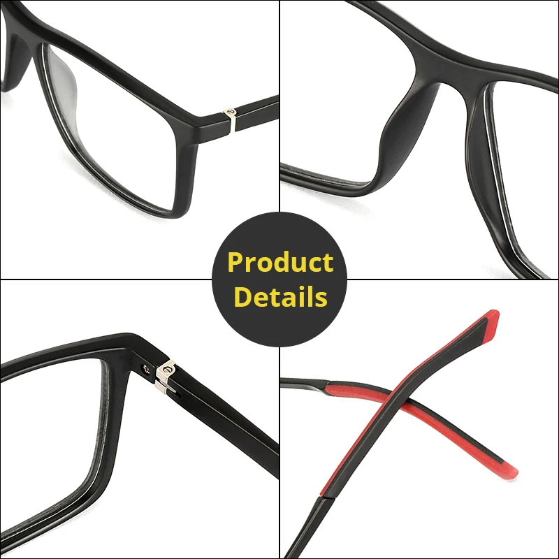 Progresivna Multifokalna Obravnavi Očala Proti Modra Svetloba, za Moške, Za Ženske TR90 Aluminija, Magnezija Šport Kvadratni Okvir Očal UV400