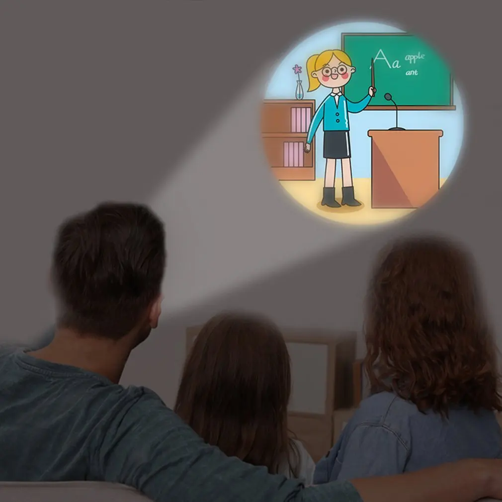 Projektor otrok je zgodba projektor party svetlobna igrača projekcija mobilni telefon artefakt, mini projektor led lučka