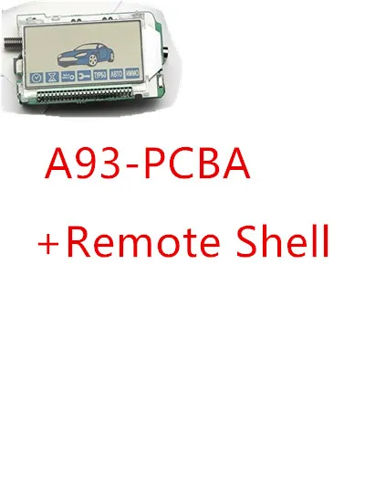 Protivlomni Alarm Keychain A93 Daljinski upravljalnik + Silikonsko Ohišje Za Dve Pot Proti kraji Avto Alarmni Sistem Starline A93