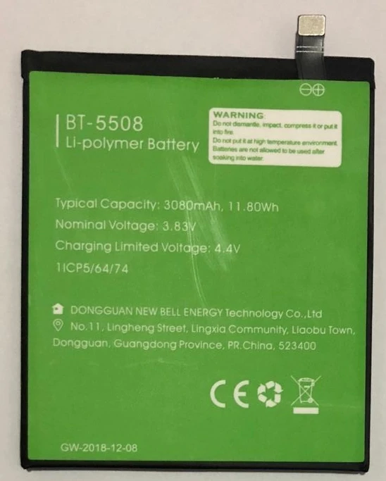 Prvotne Backup BT-5508 Leagoo T8S Baterije 3080mAh Za Leagoo T8s Pametni Mobilni Telefon BT-5508