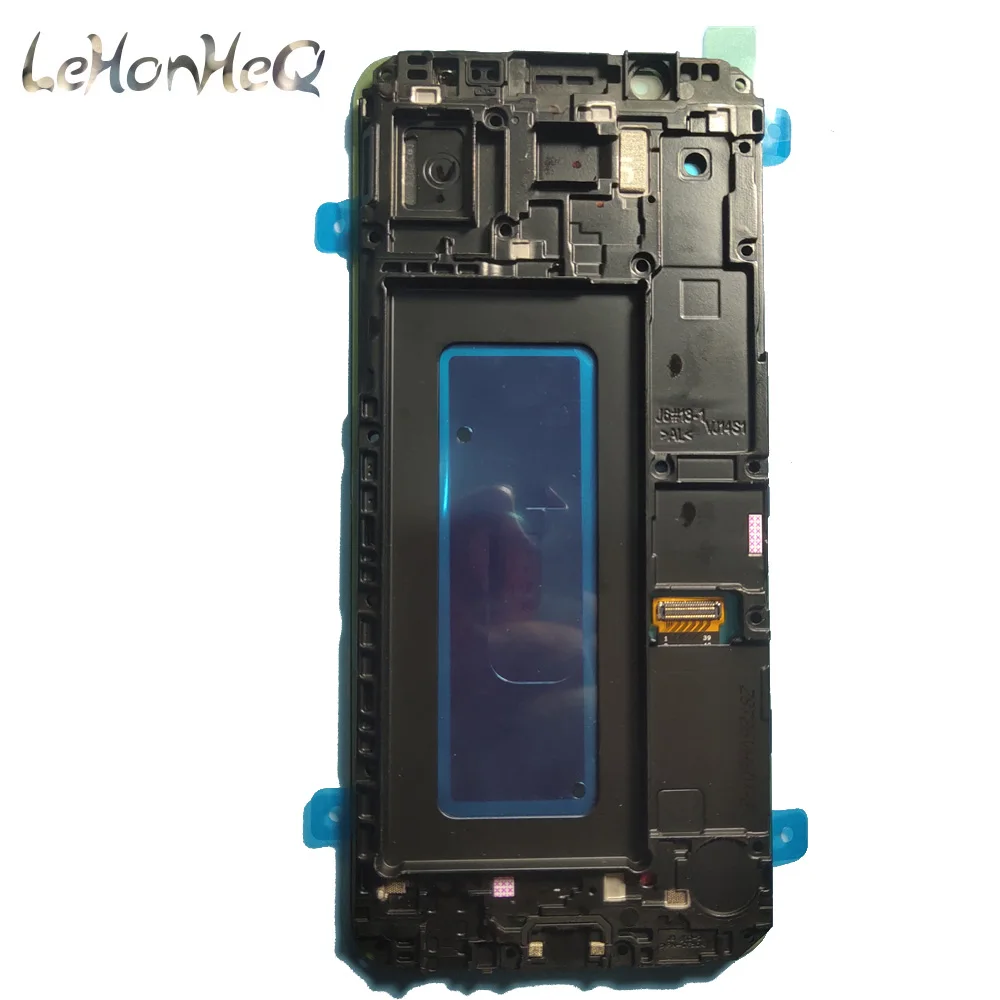 Prvotne J600 LCD zaslon Za Samsung Galaxy J6 2018 J600 LCD J600F J600G Zaslon, zaslon na Dotik, Računalnike Montaža Z okvirjem