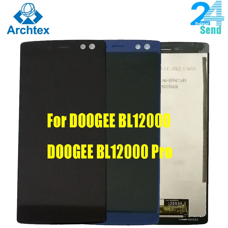 Prvotne LCD Za DOOGEE BL12000 LCD-Zaslon in Zaslon na Dotik + Orodja 6.0