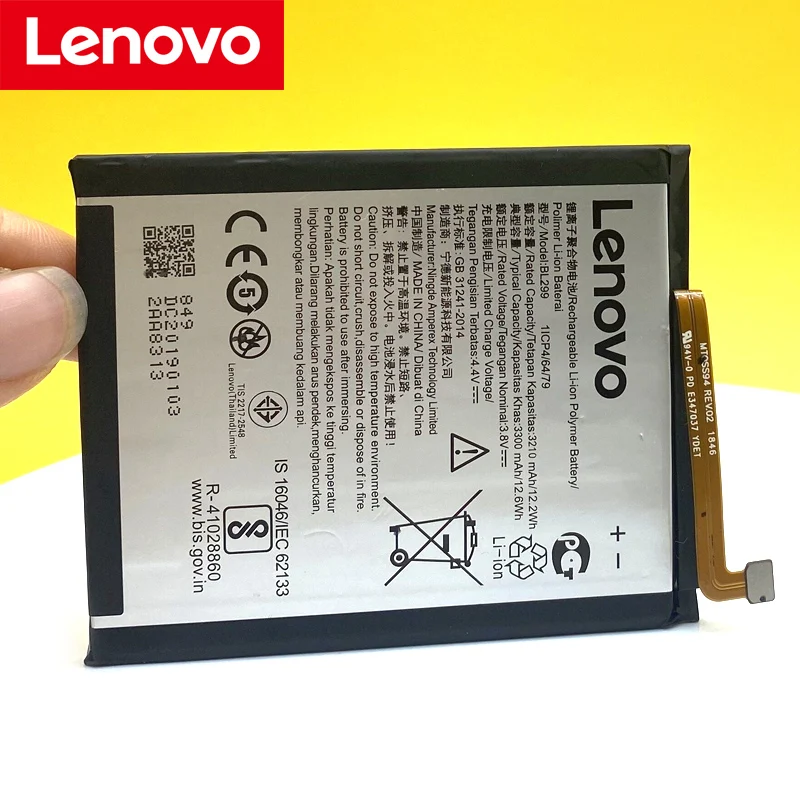 Prvotne Lenovo Z5s L78071 za 6,3 palčni 3300mAh BL299 Baterije NOVO Proizvodnjo, ki je Na Zalogi