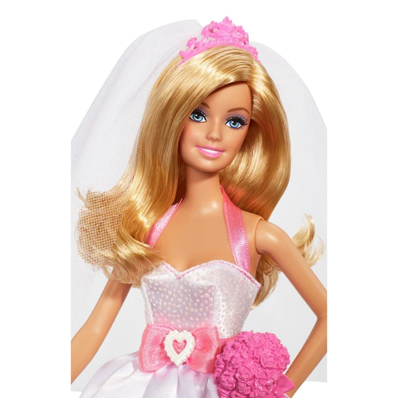 Prvotni Barbie Nevesta Lutka Barbie Princesa Dekle Poroči, Poročni Dekoracijo Otrok Rojstni dan, Božič Igrače Darilo BCP33