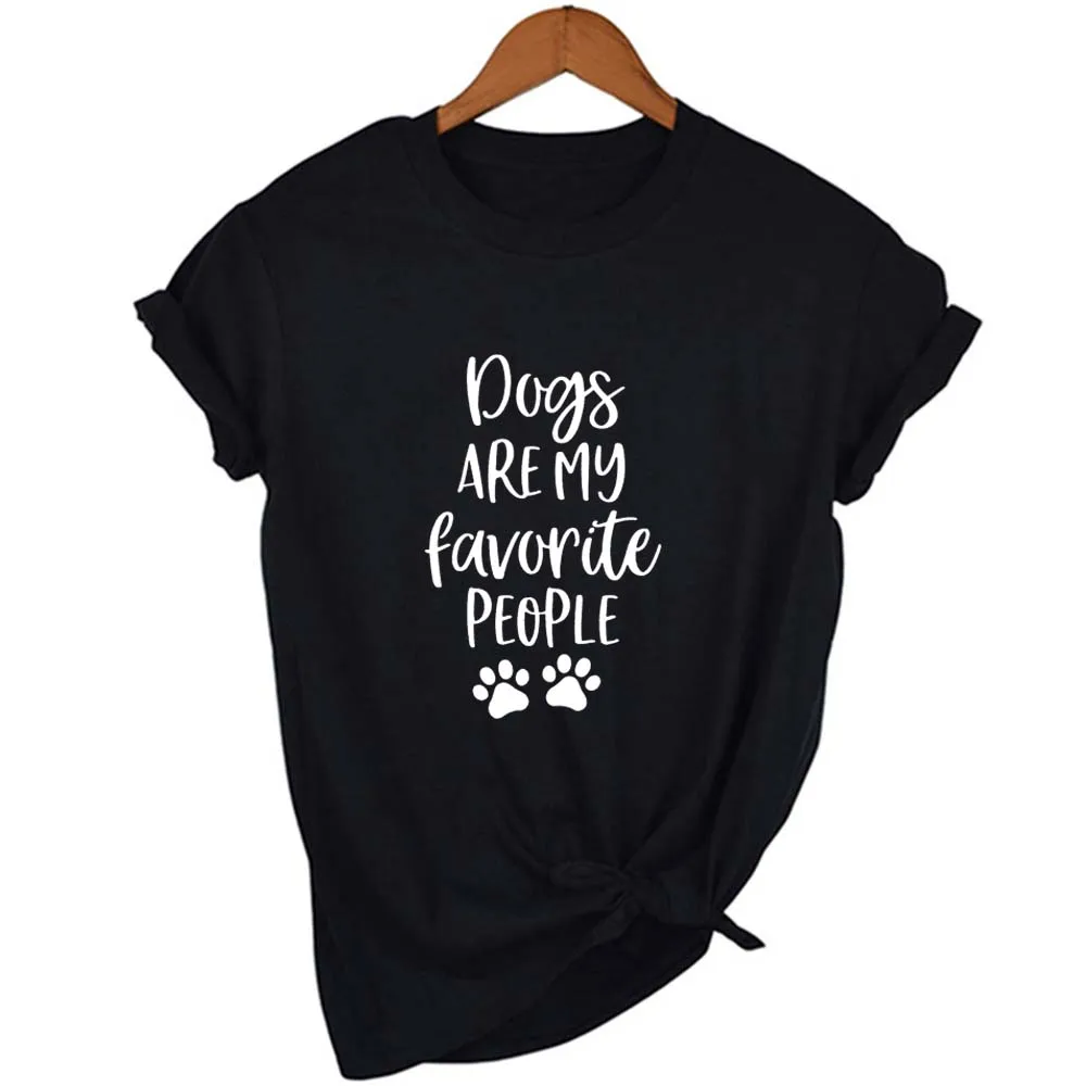 PSI SO MOJI NAJLJUBŠI LJUDJE Priljubljena Ženska je Grafični Poletje Smešno Grafični T-Shirt Pes Ljubimec Darilo Pes Mama Majica Pet Ljubimec Tees