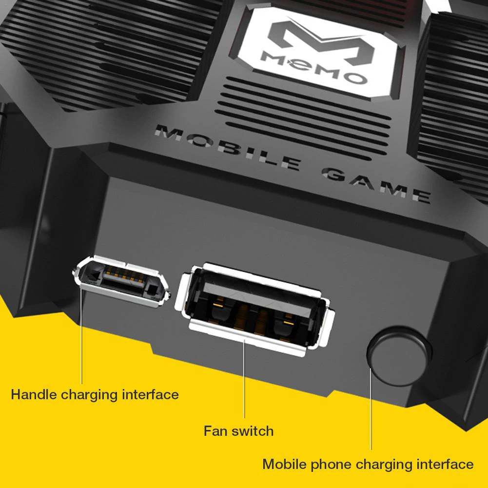Pubg Gamepad krmilnika Ročaj mobilne sproži palčko sprožilec igra pad nosilec za telefon, hladilnik, ventilator z 1200/4000 mah moči banke