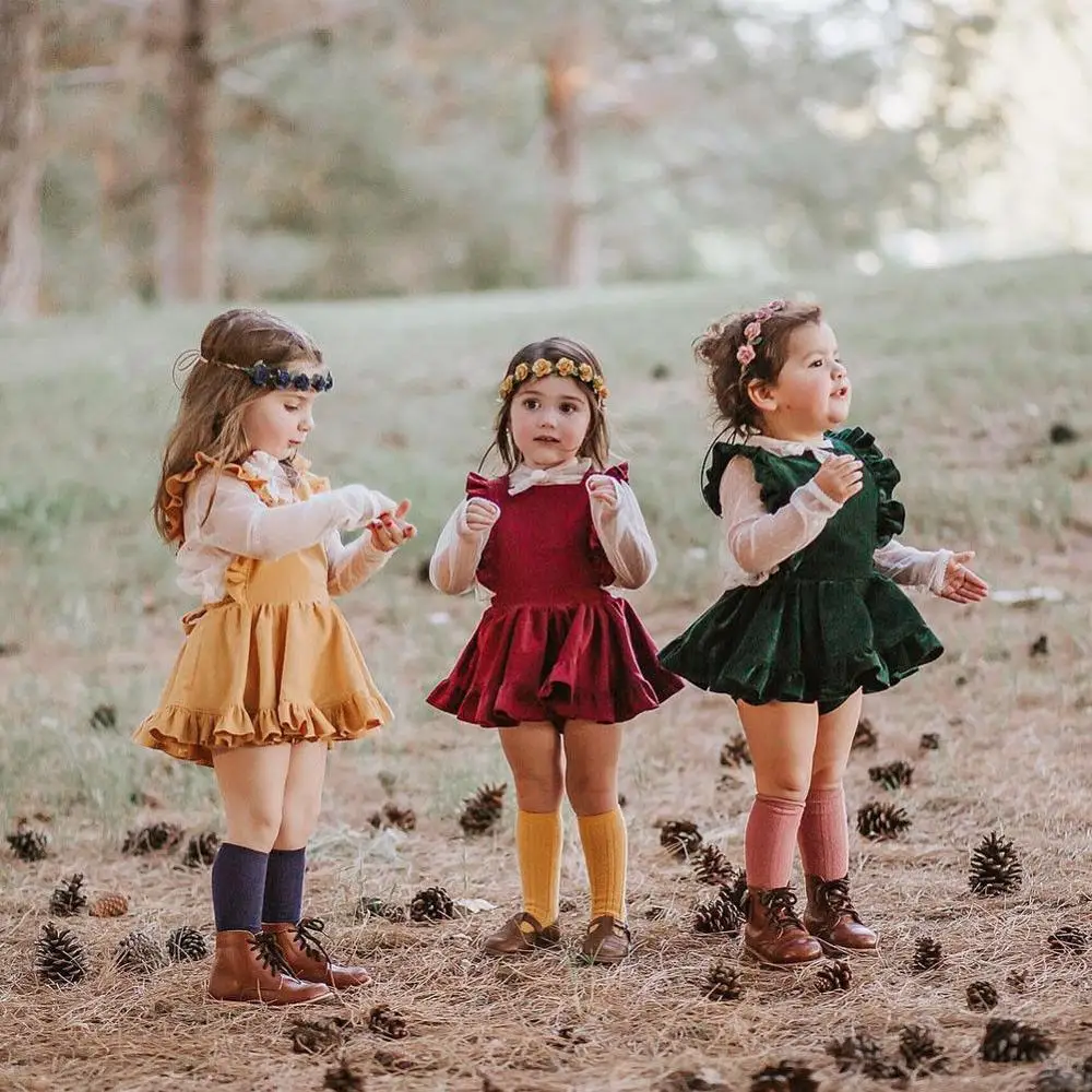 Pudcoco Otroci Baby Dekle, Princesa Obleko Zimo Ruffles brez Rokavov Stranka Tutu Obleko 2019 Otroke, Otroška Oblačila Dekle 1-6Y