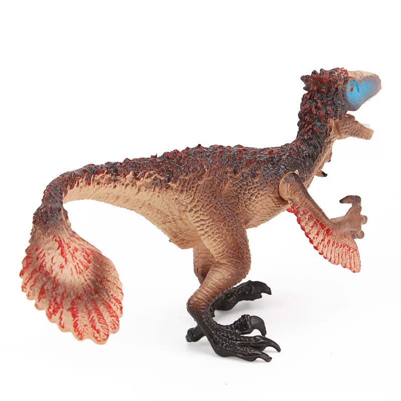 PVC Otrok Dinozaver Igrače Dinozaver Številke Zbiranje Veren Utahraptor Modeli Baby Kognitivne Igrače Darila