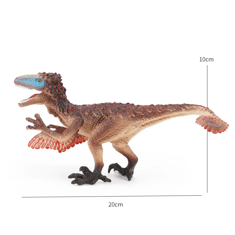 PVC Otrok Dinozaver Igrače Dinozaver Številke Zbiranje Veren Utahraptor Modeli Baby Kognitivne Igrače Darila