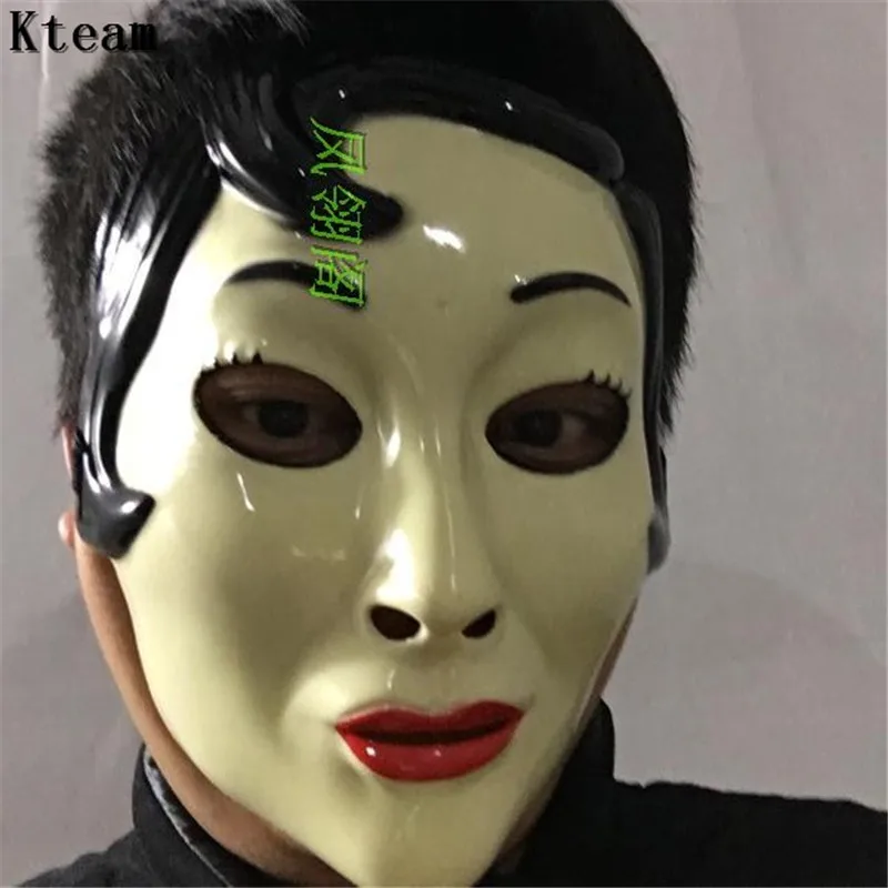 PVC Stranka masko umetno realne kožo lahko maska pvc seksi cosplay za crossdresser transseksualci moški Ženski Drag Queen Obraza Masko