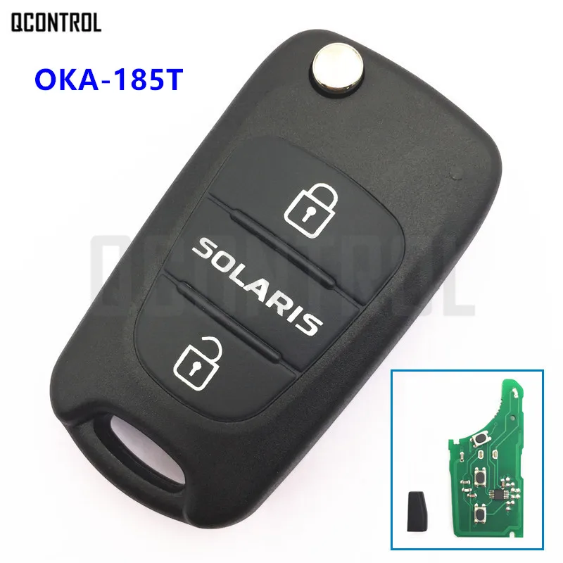 QCONTROL Avto Daljinski Ključ 433MHz za HYUNDAI Solaris OKA-185T CE0682 z Čipom