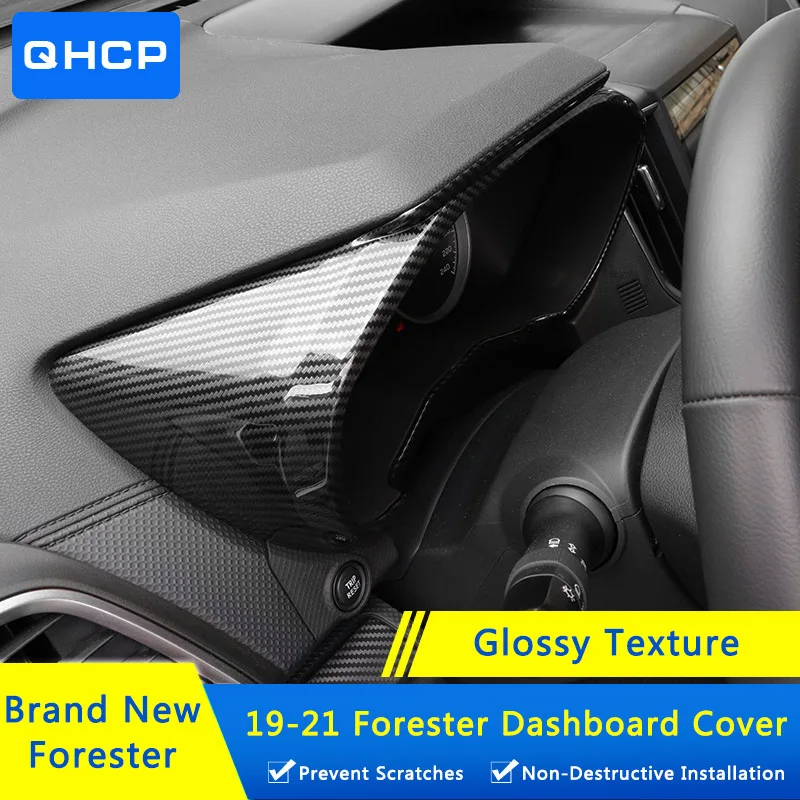 QHCP Avto armaturne plošče Okvir Zaslon Pokrov Trim Dekorativne Nalepke so Primerni Za Subaru Gozdar 2019 2020 2021 Notranja Oprema