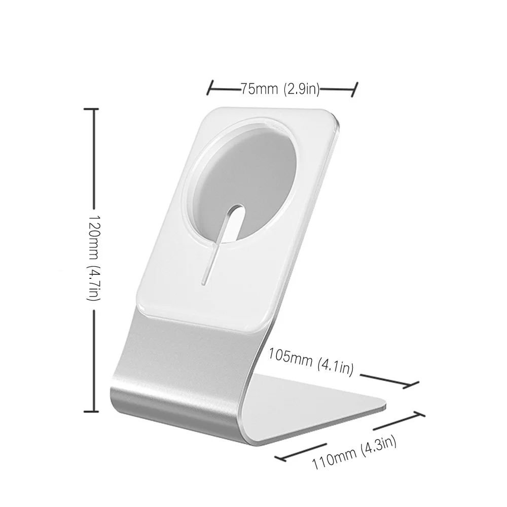 QI Hiter Brezžični Polnilnik Dock za iPhone 12 Pro Max za Varno Brezžični Polnilnik Nosilec za Apple Polnilnik Držalo Magnetno Stojalo