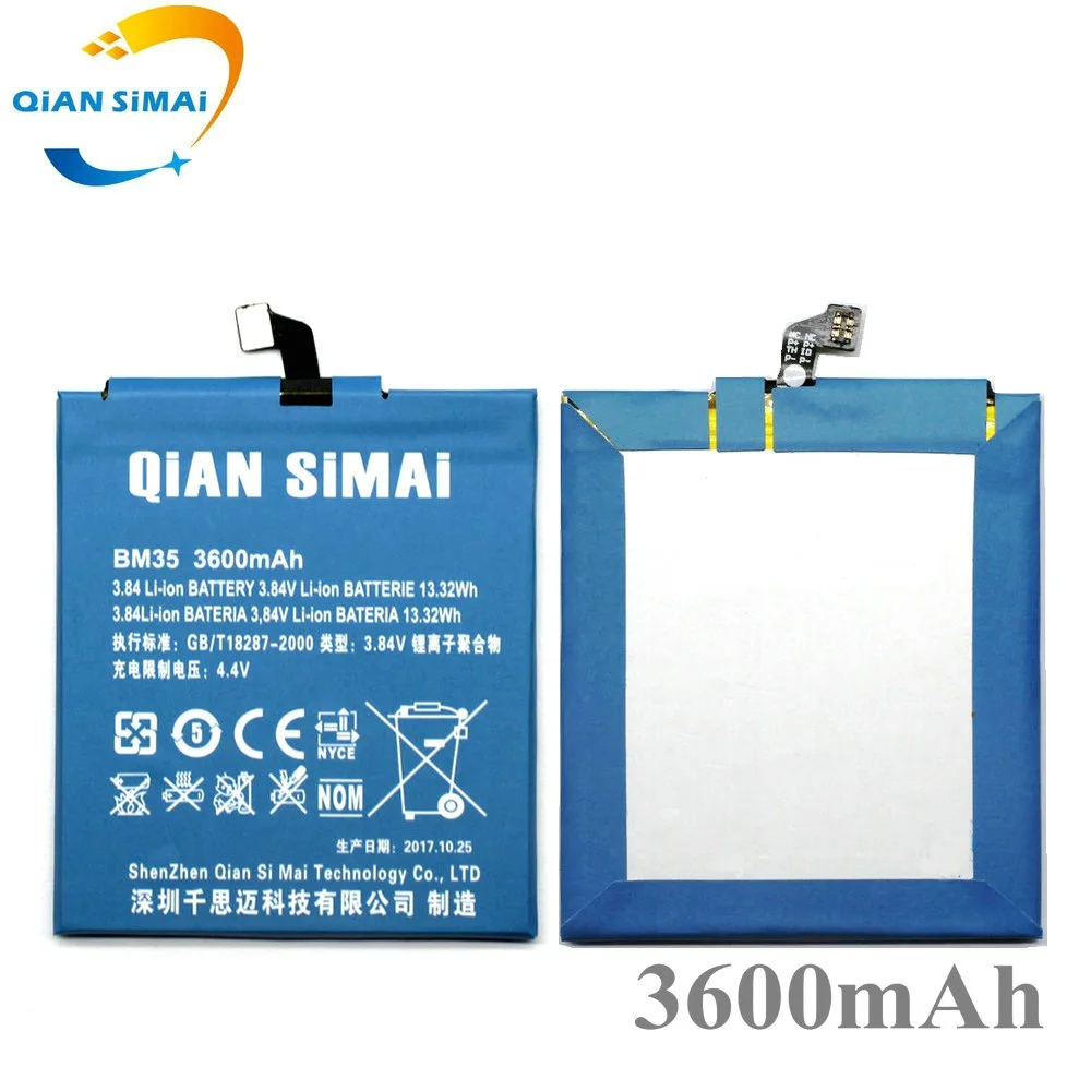 QiAN SiMAi Novo BM35 3600mAh Visoko Kakovostne Baterije Za Xiaomi Mi4C Mi 4C Mobilni Telefon na zalogi