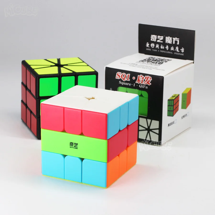 Qiyi Qifa SQ1 SQ-1 Kocka Magic Hitrost Kocka Stickerless Black Puzzle Twisty Igrače Za Otroke Cubo Magico Square-1 Square1