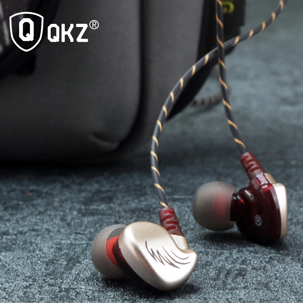 QKZ CK7 Stereo slušalke za V uho Slušalke Čepkov Bas Slušalke Za iPhone huawei Xiaomi 3,5 mm slušalke Z Mikrofonom