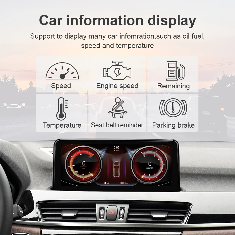 Qualcomn Snapdragon Avto Multimedijski Predvajalnik Za BMW X1 F48 2016-2017 Android 10.0 Autoradio Navigacija Vodja enote 1920*720P Zaslon