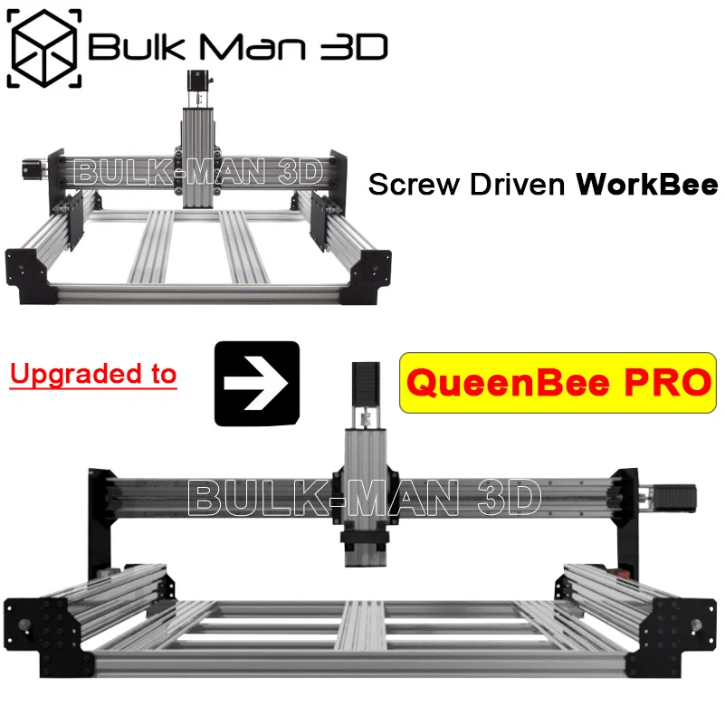 QueenBee PRO CNC Stroja Upgrade Kit za WorkBee, da QueenBee PRO CNC 4 Osi Vijak Poganja Graver Rezkalni Stroj