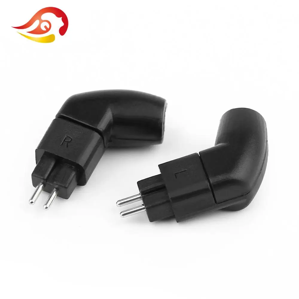 QYFANG 1 Par 0.78 mm Rodij/Pozlačen Slušalke Pin Za UE11 UE18 ES3W4R Žične Slušalke Priključek 2 Nožice Vtičnice Audio Jack Adapter