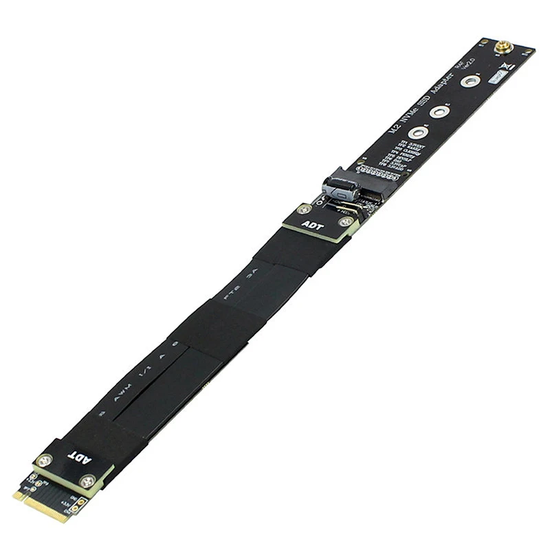 R44S M. 2 NVMe M Ključ Podaljšek SSD Riser Card Traku Line Podporo M2 za kartico PCI Express 3.0 PCIe X4 Polno Hitrostjo 32 G/Sbt 20 cm
